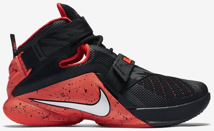 Nike Zoom LeBron Soldier 9 Black Bright Crimson