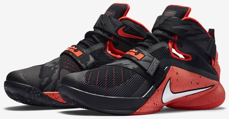 Nike Zoom LeBron Soldier 9 Black Bright Crimson