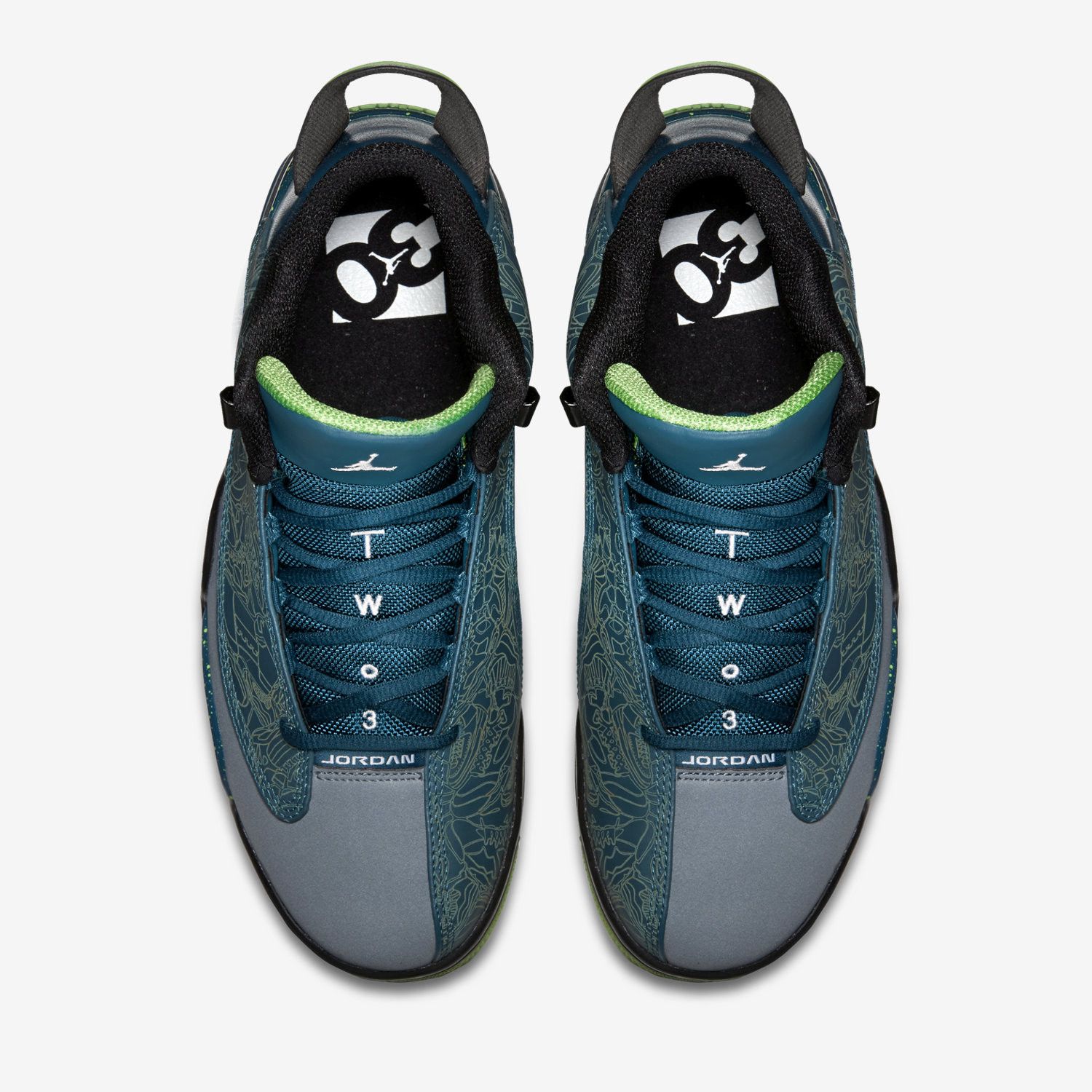Jordan dub zero teal cheap