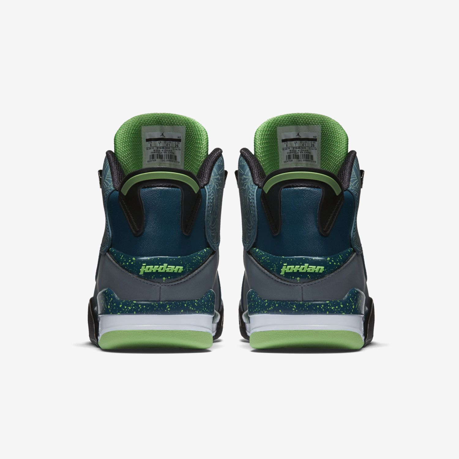 Jordan dub zero teal hot sale