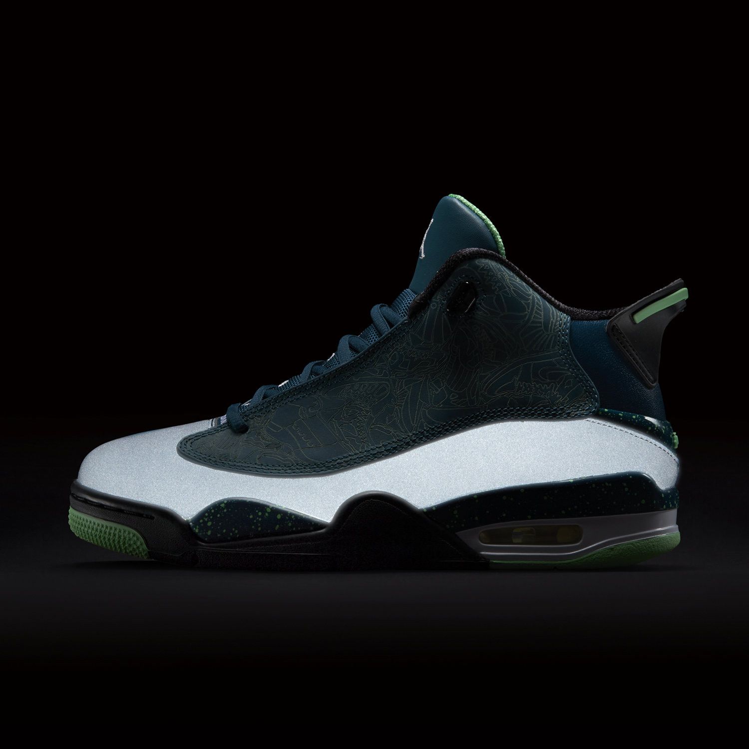 Jordan dub zero green top