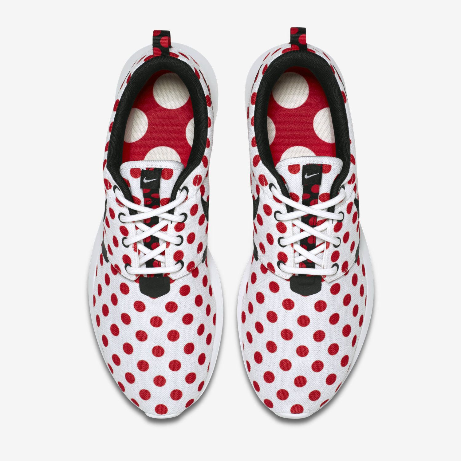 nike roshe polka dot red