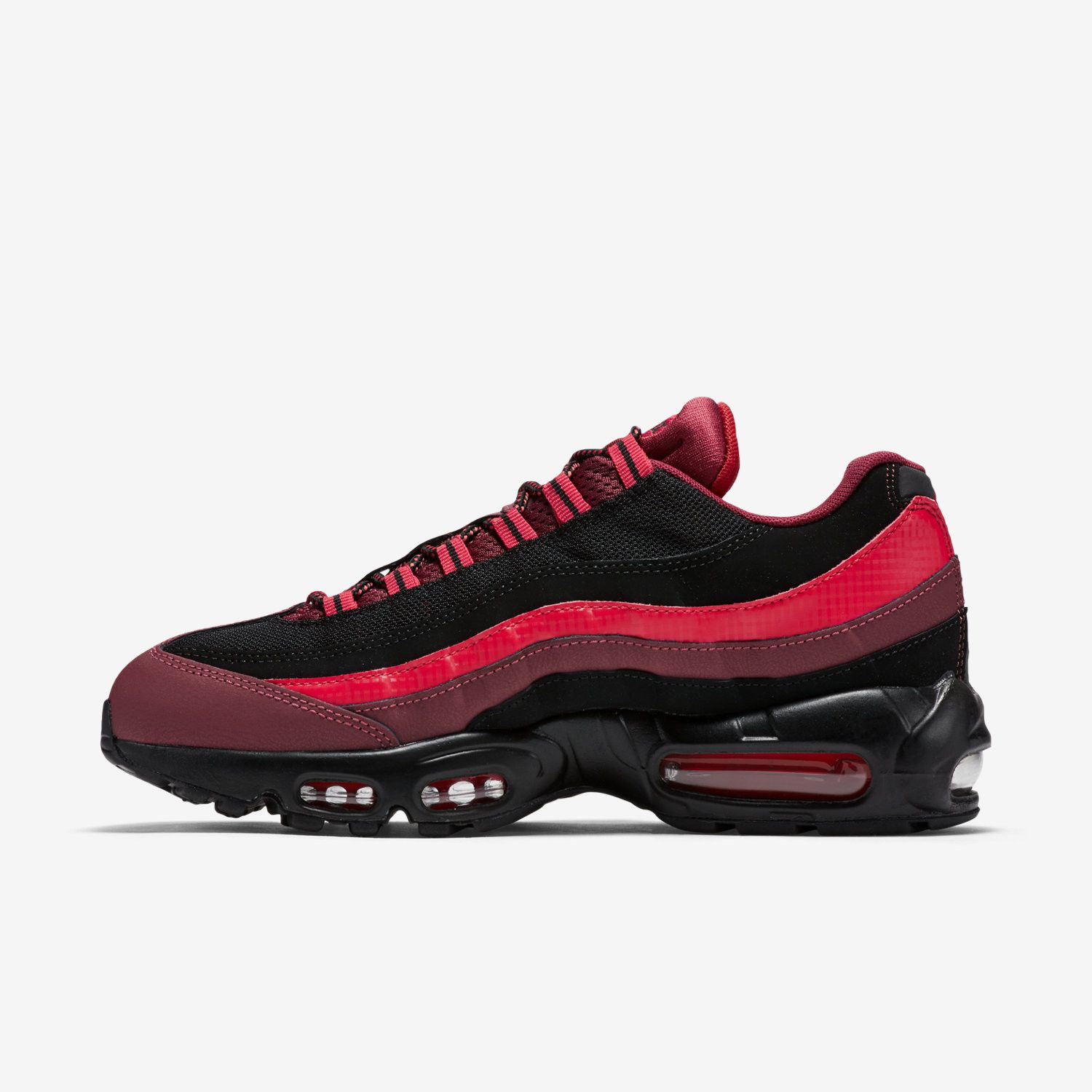 nike air max 95 essential black red