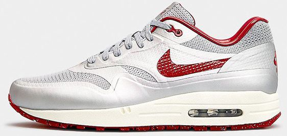 Nike Air Max 1 Hyp QS Silver Deep Red