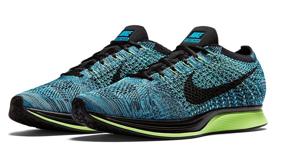 Size 9.5 Flyknit Racer Blue Lagoon