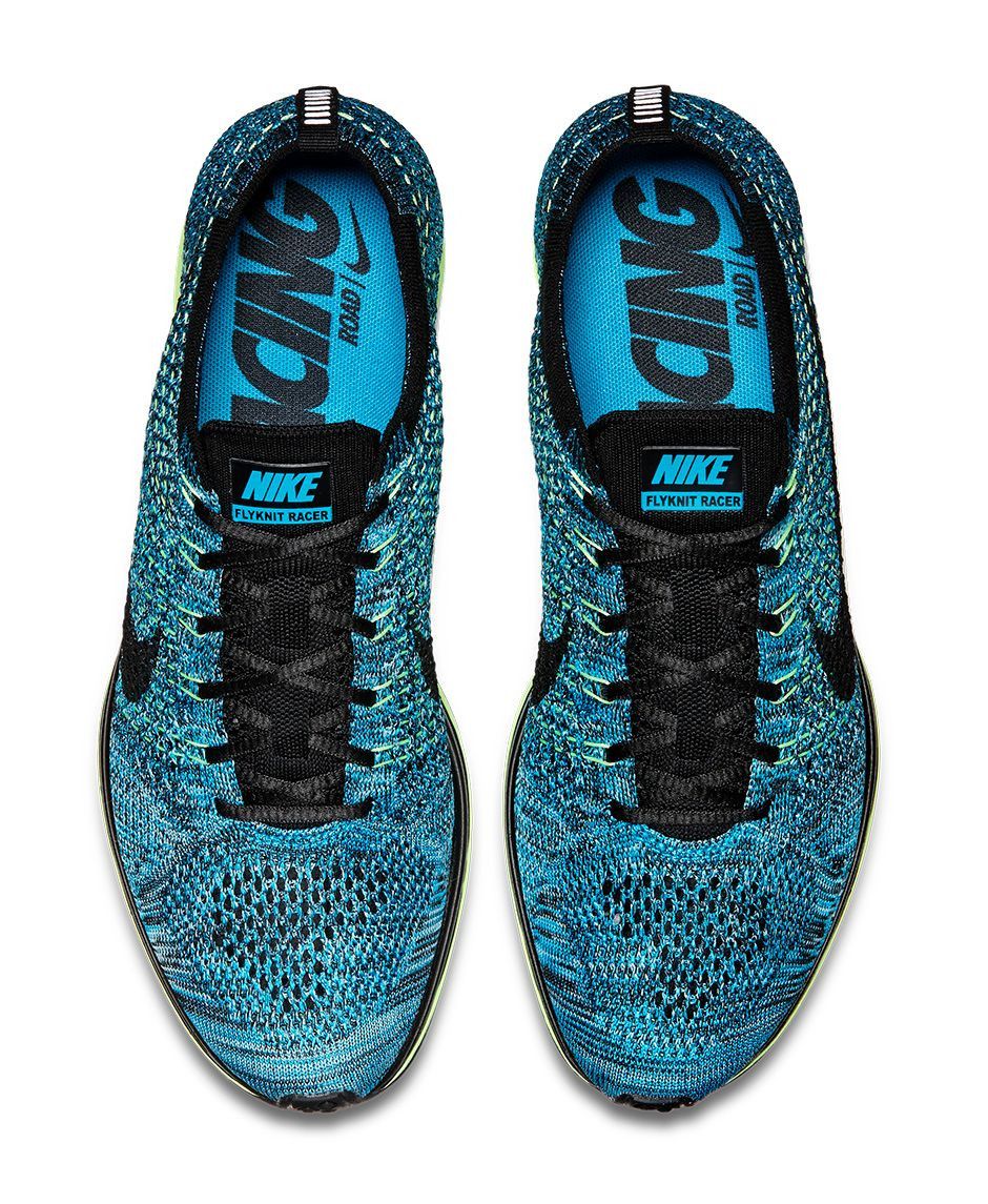 Size 9.5 Flyknit Racer Blue Lagoon