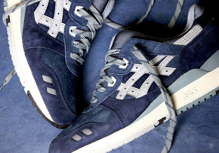 J Crew x ASICS Gel Lyte 3 Blue Ribbon