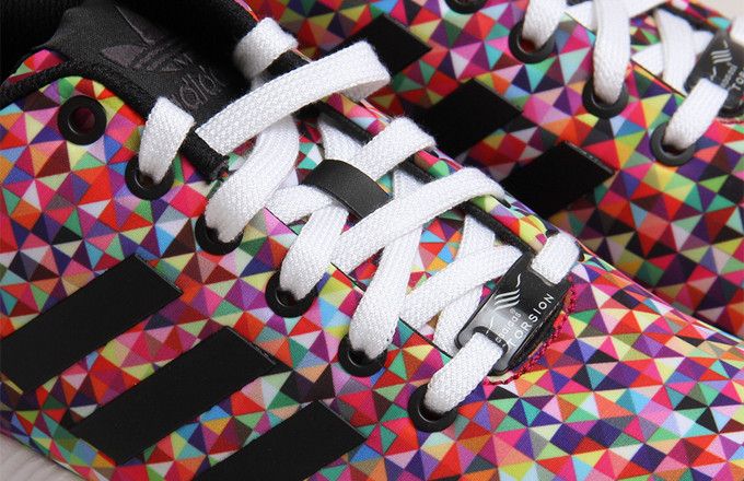 Adidas zx flux prism red top
