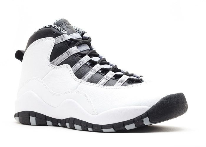 Size 3.5 Air Jordan 10 Retro GS 'Steel' 2013