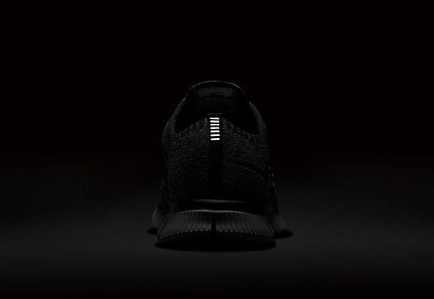 nike free flyknit nsw triple black