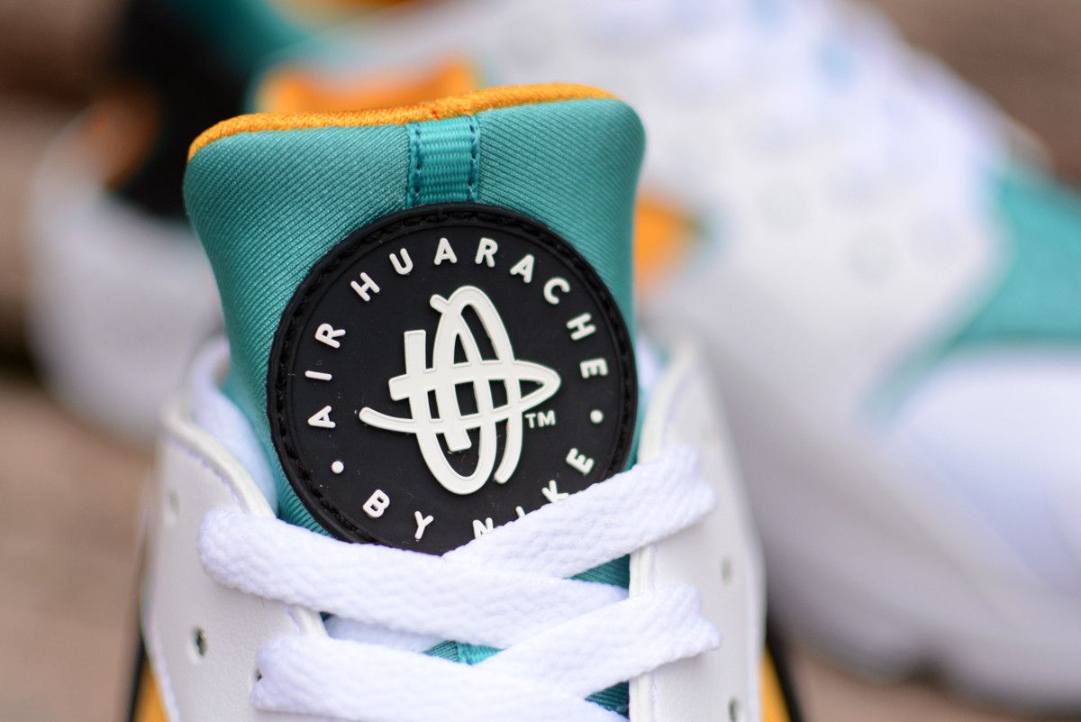 Buy Air Huarache White Turquoise Gold 318429 137 GOAT