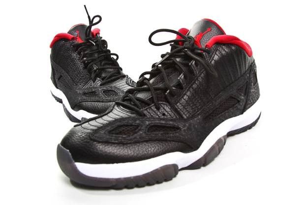 Buy Air Jordan 11 Retro Low IE Black Charcoal Red 2011 306008 001 GOAT