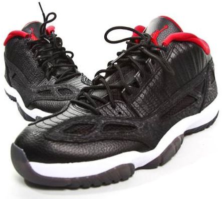 Air Jordan 11 Retro Low IE Black Charcoal Red 2011