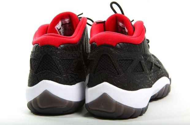 Air Jordan 11 Retro Low IE Black Charcoal Red 2011