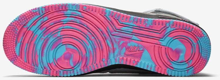 Nike Air Force 1 High Pure Platinum Multi Color