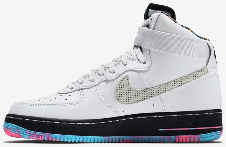Nike Air Force 1 High Pure Platinum Multi Color