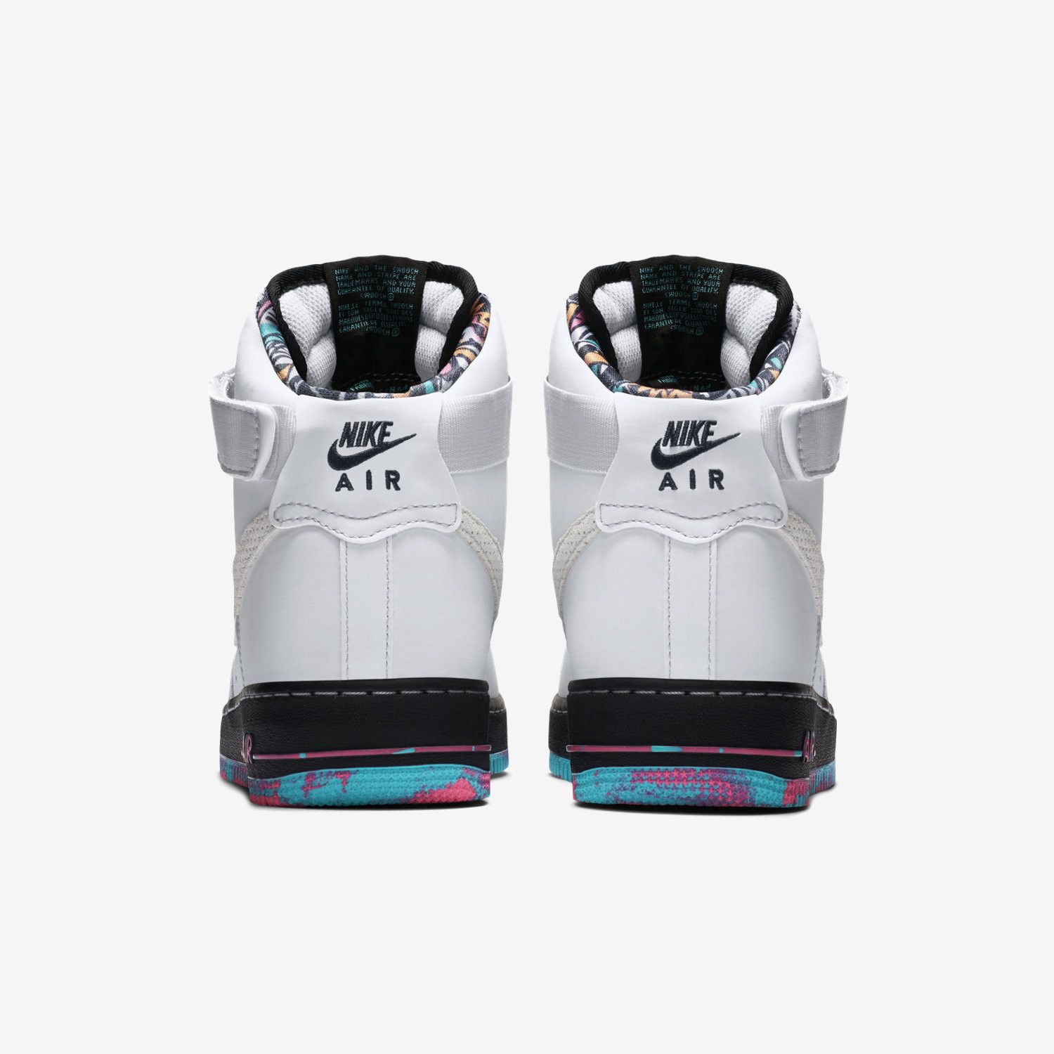 Size 10.5 Air Force 1 High Pure Platinum Multi Color