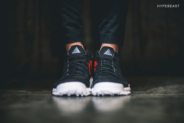 Size 10.0 NikeLab Flyknit Trainer Chukka SFB ACG SP Black