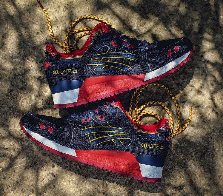 Size 10.0 Gel Lyte 3 Japanese Denim Kimono
