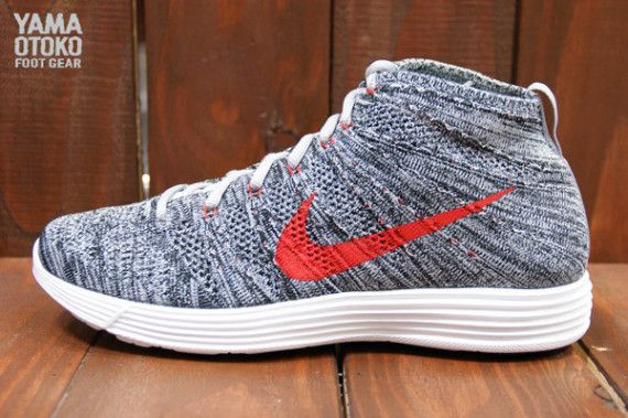 Flyknit chukka grey red new arrivals