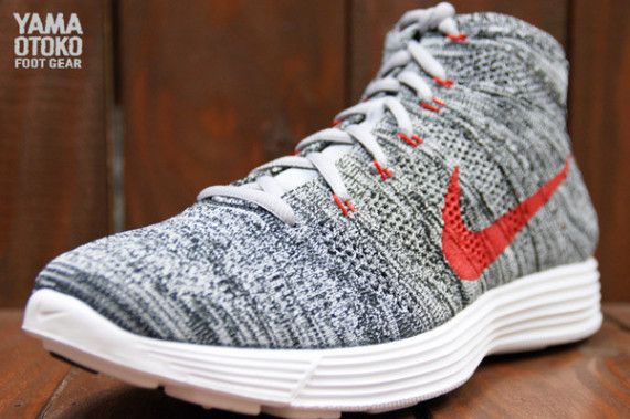 Buy Lunar Flyknit Chukka Wolf Grey 554969 001 GOAT