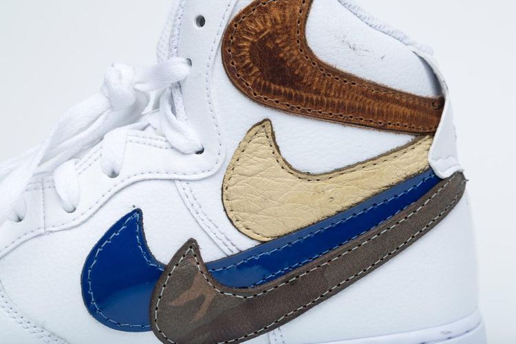 John Geiger x The Shoe Surgeon x Nike Air Force 1 High Misplaced Checks