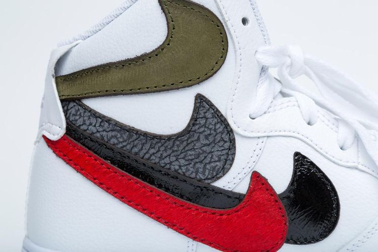 John Geiger x The Shoe Surgeon x Nike Air Force 1 High Misplaced Checks