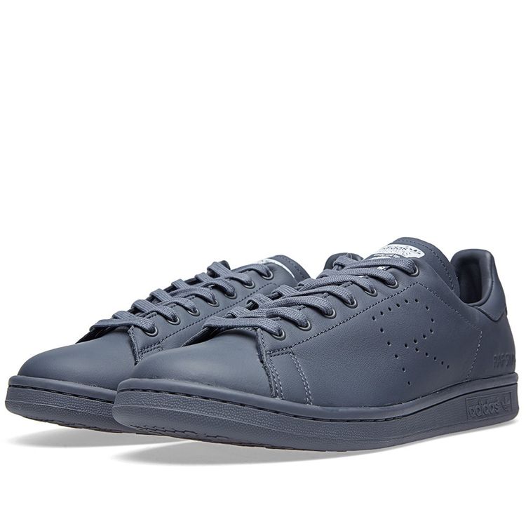 adidas gazelle silver green womens Adidas Raf Simons Mens Stan Smith US9 White Brown Blue Carry Ove Strap  Sneakers – THE-ECHELON
