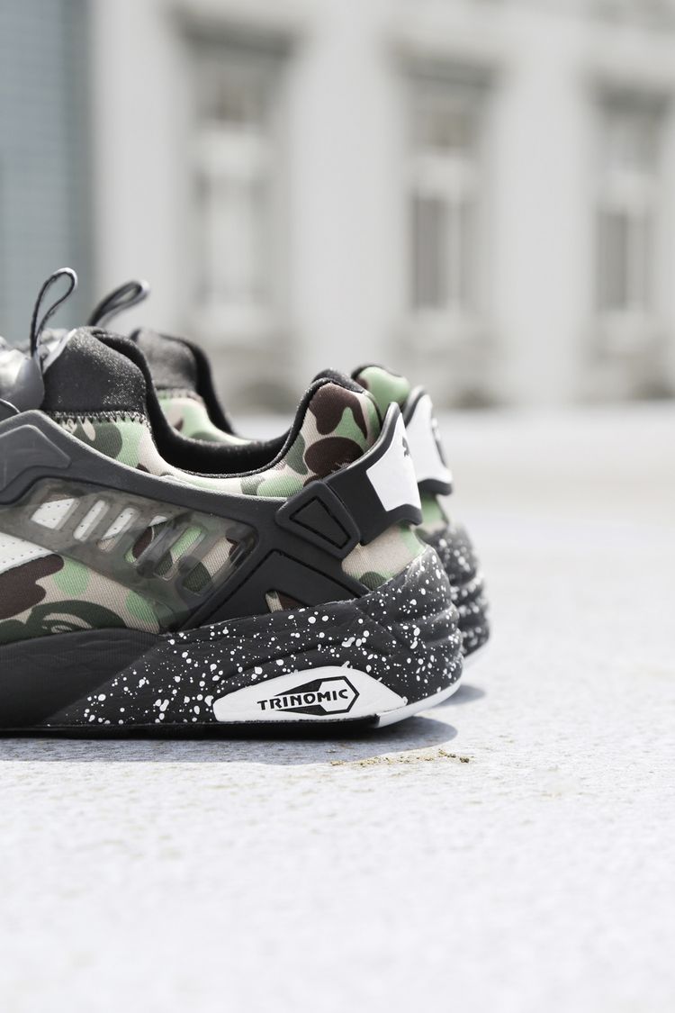 A Bathing Ape x Puma Disc Blaze Camo
