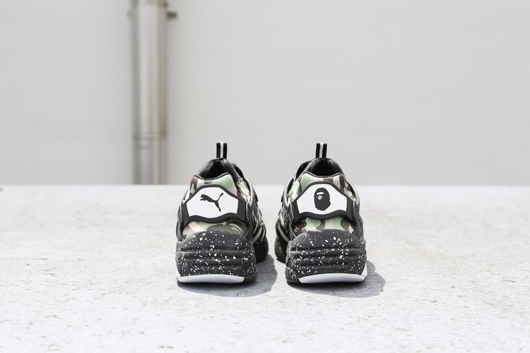 A Bathing Ape x Puma Disc Blaze Camo