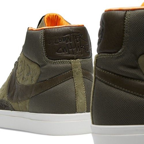 Mo Wax x Nike Blazer Hi SP Olive