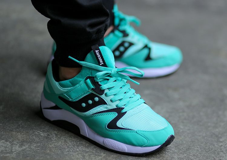 Saucony Grid 9000 Mint Black