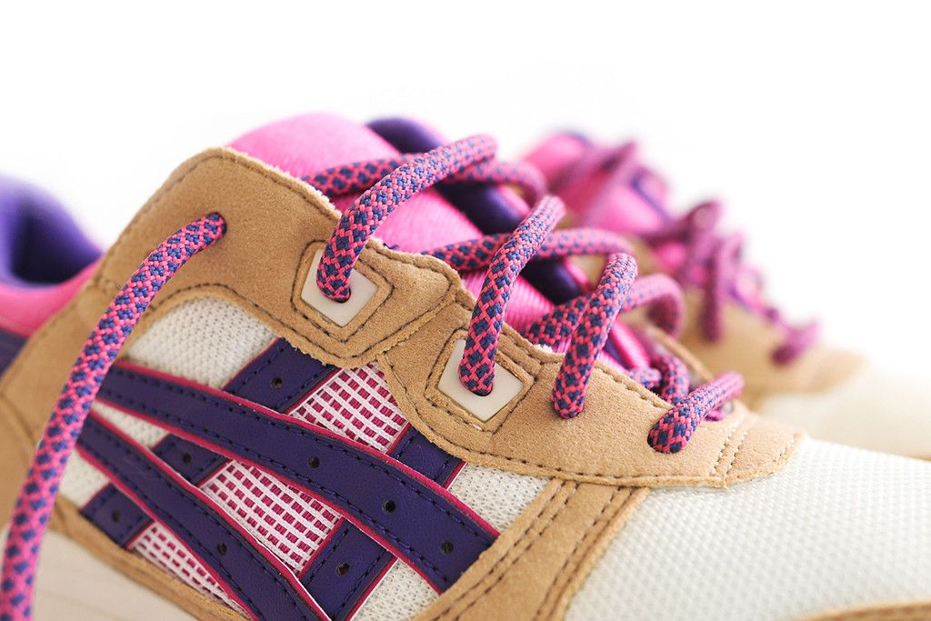 Asics gel lyte iii cream purple top