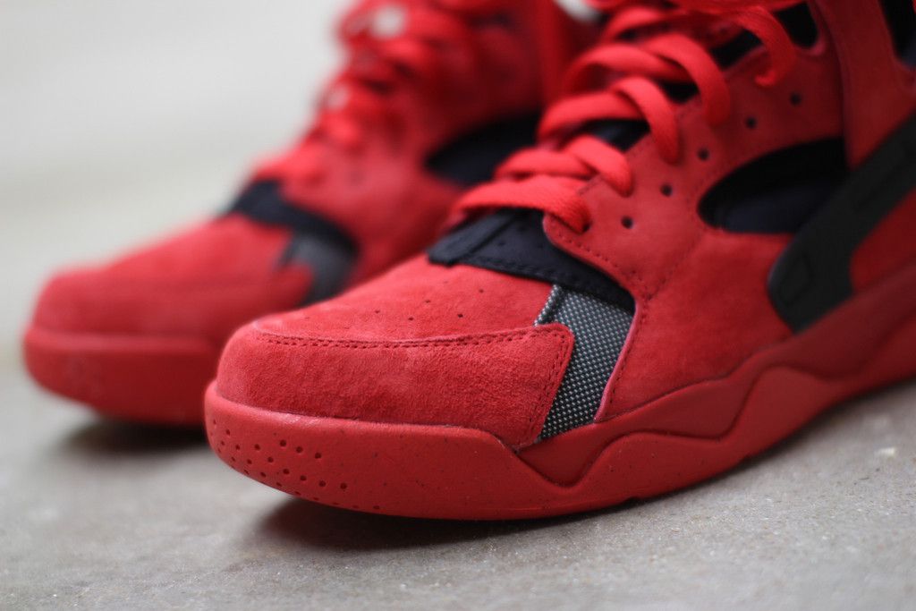 Red suede huaraches online