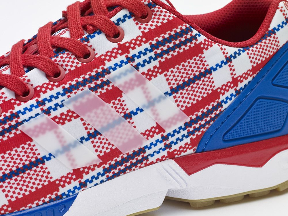 Adidas x clot zx flux - red cheap