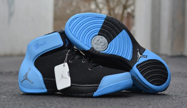 Air Jordan Melo 15 Black Silver Blue