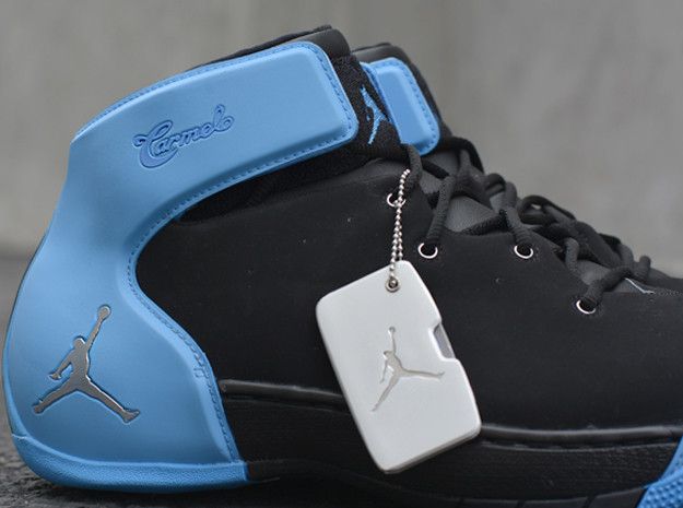 Air Jordan Melo 15 Black Silver Blue