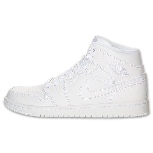 Buy Air Jordan 1 Mid White 554724 100 GOAT