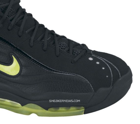 Nike air total max uptempo black volt sale