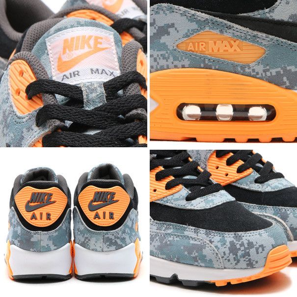 Blue camo air max top