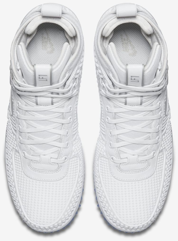 Lunar Force 1 Duckboot All White