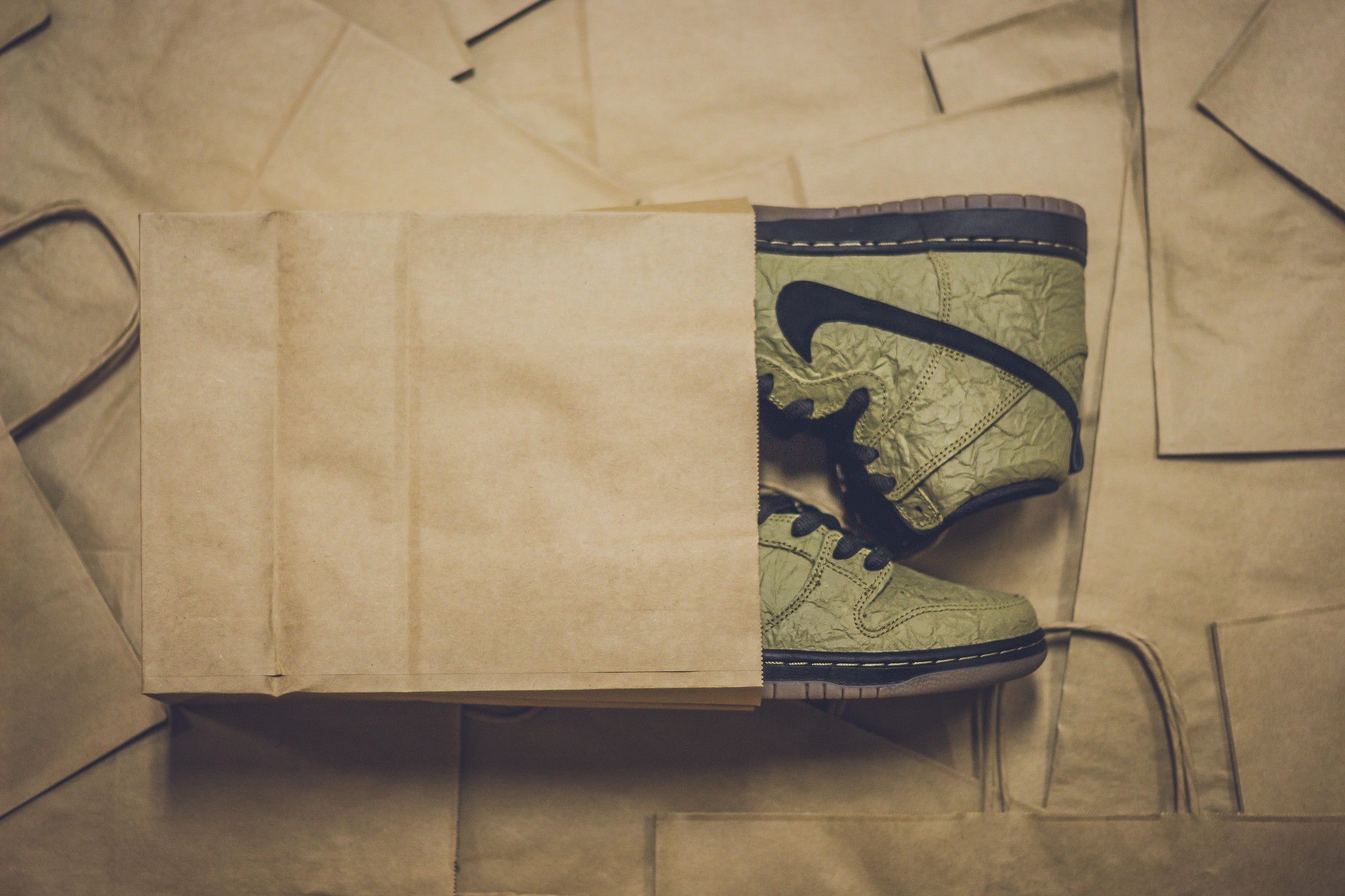 Size 10.5 SB Dunk High Brown Paper Bag