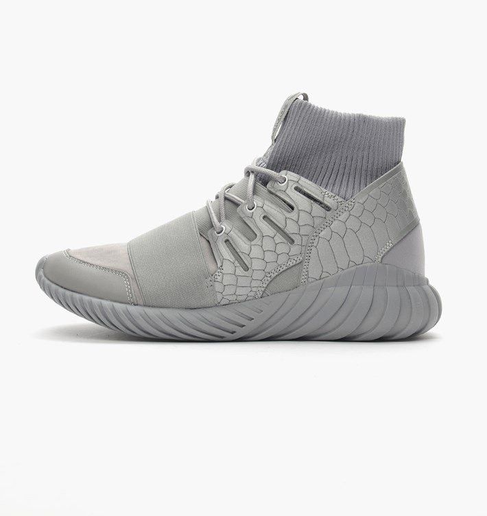 Adidas Tubular Doom Shoes Mens 10 Grey/Metallic Silver Originals Sneakers S74791 adidas Tubular Doom  main image 4