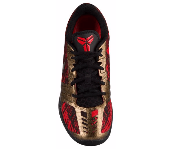 gold and red kobes