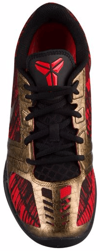 Nike KB Mentality Black Gold Red