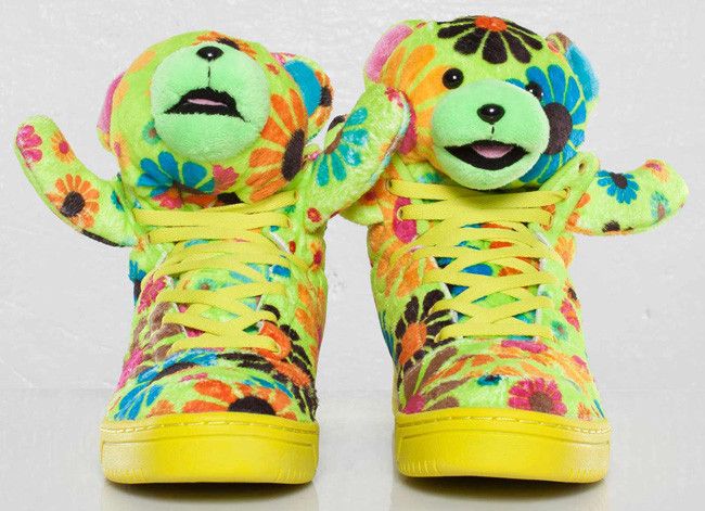 Size 10.0 Adidas JS Bear 'Flower Power'