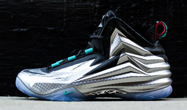 Nike chuck posite metallic silver sales
