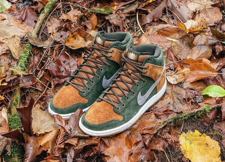 Homegrown x Nike SB Dunk High PRM Sequoia