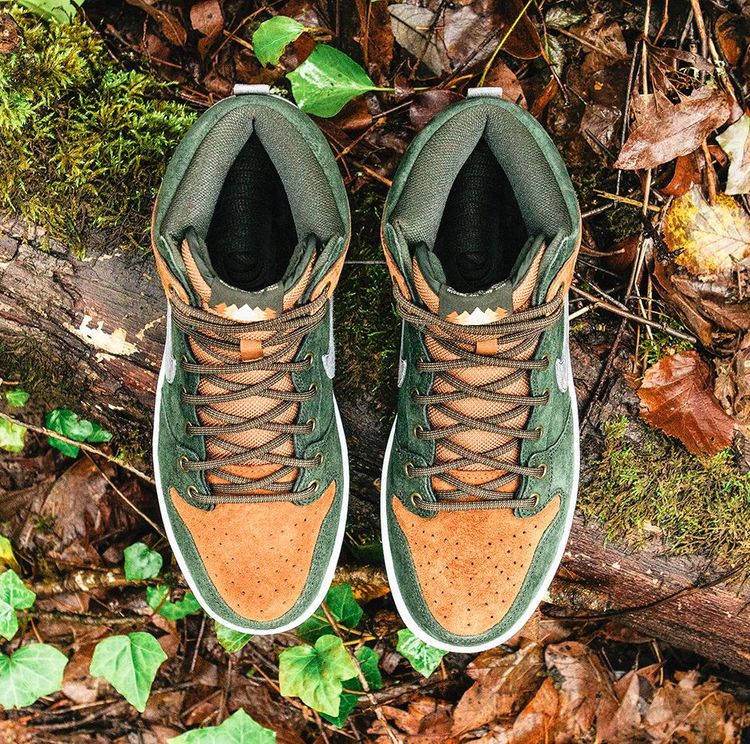 Homegrown x Nike SB Dunk High PRM Sequoia