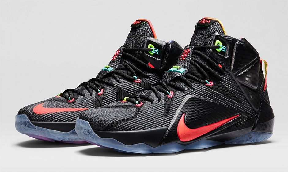Buy LeBron 12 'Data' - 684593 068 - Black | GOAT